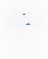 Wave Oval Tee - White