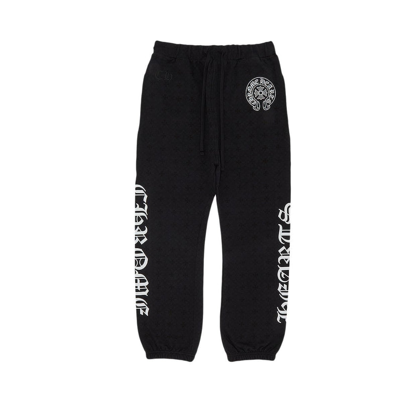 Chrome hearts all over monogram horseshoe logo sweatpants