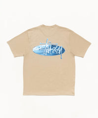 Wave Oval Tee - Beige