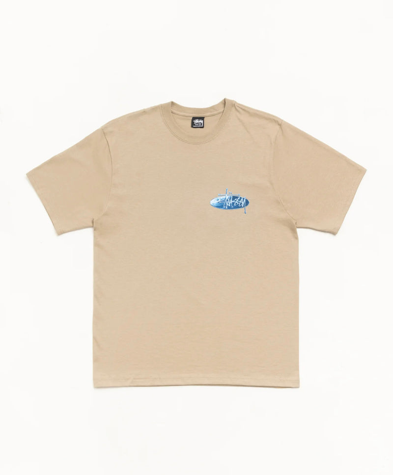 Wave Oval Tee - Beige