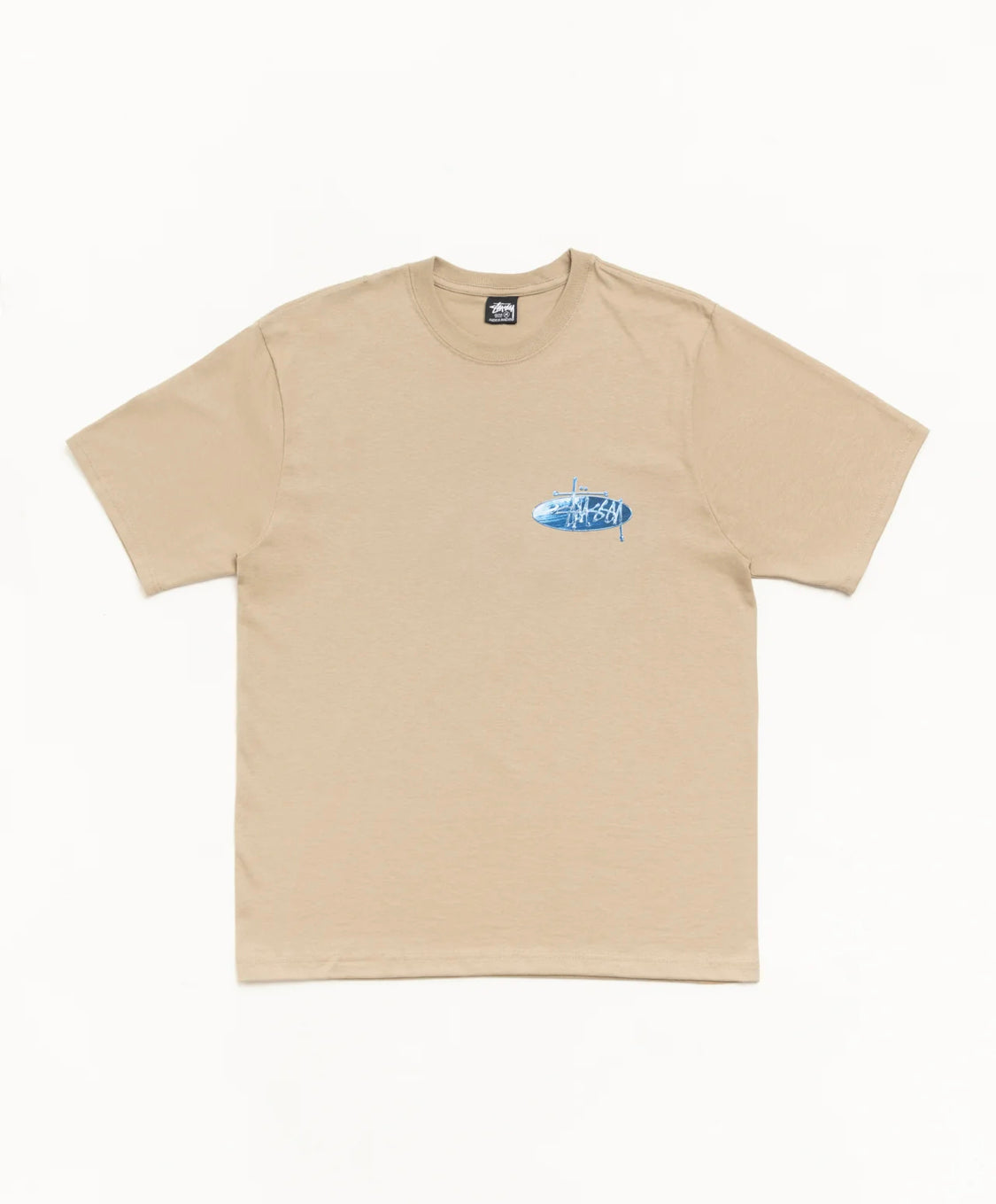 Wave Oval Tee - Beige
