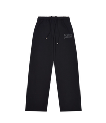 Straight Leg Sweatpants- Midnight Black