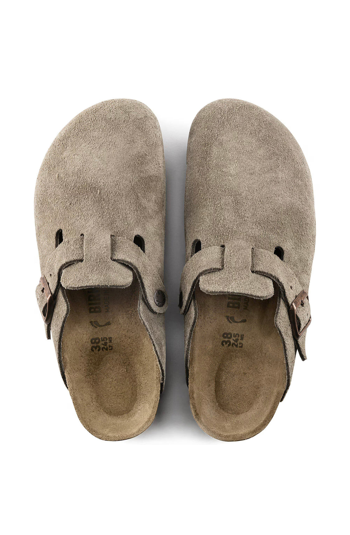 Boston Suede Leather - Taupe