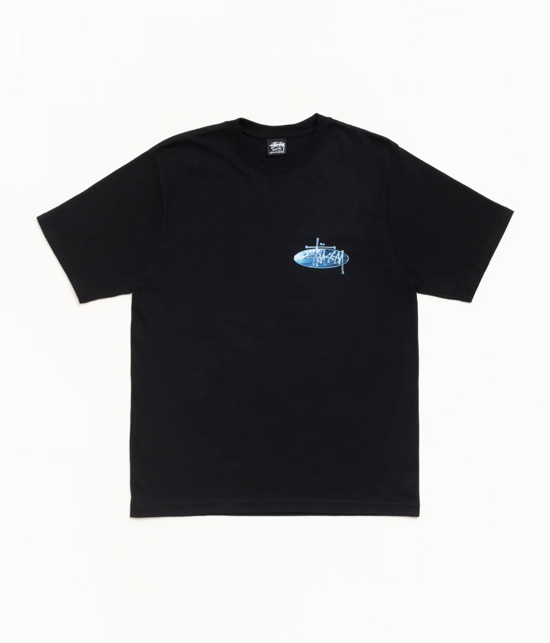 Wave Oval Tee - Black