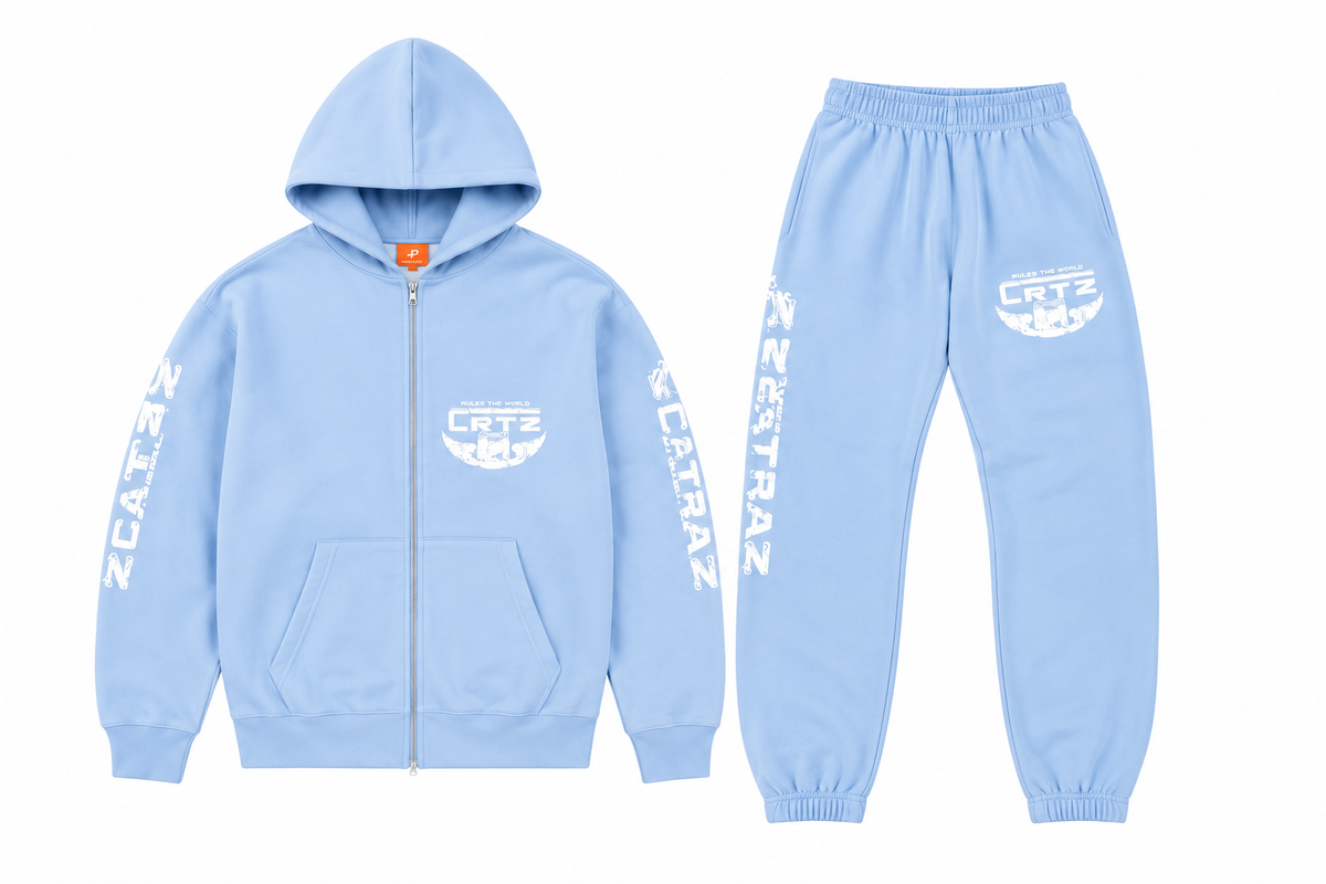 CORTEIZ ALCATRAZ TRACKSUIT - Baby blue